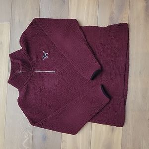 Pink by Victoria's secret fleece quarter-zip pullover Size Medium